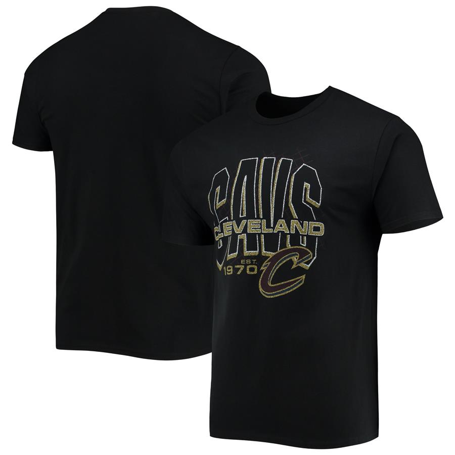 Cleveland Cavaliers Junk Food Playground T-Shirt - Black