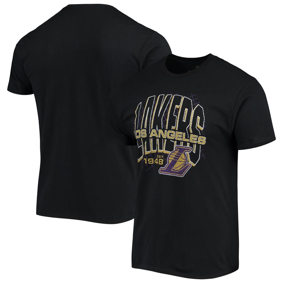 Los Angeles Lakers Junk Food Playground T-Shirt - Black