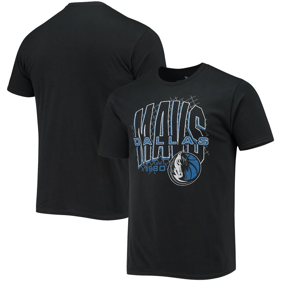 Dallas Mavericks Junk Food Playground T-Shirt - Black