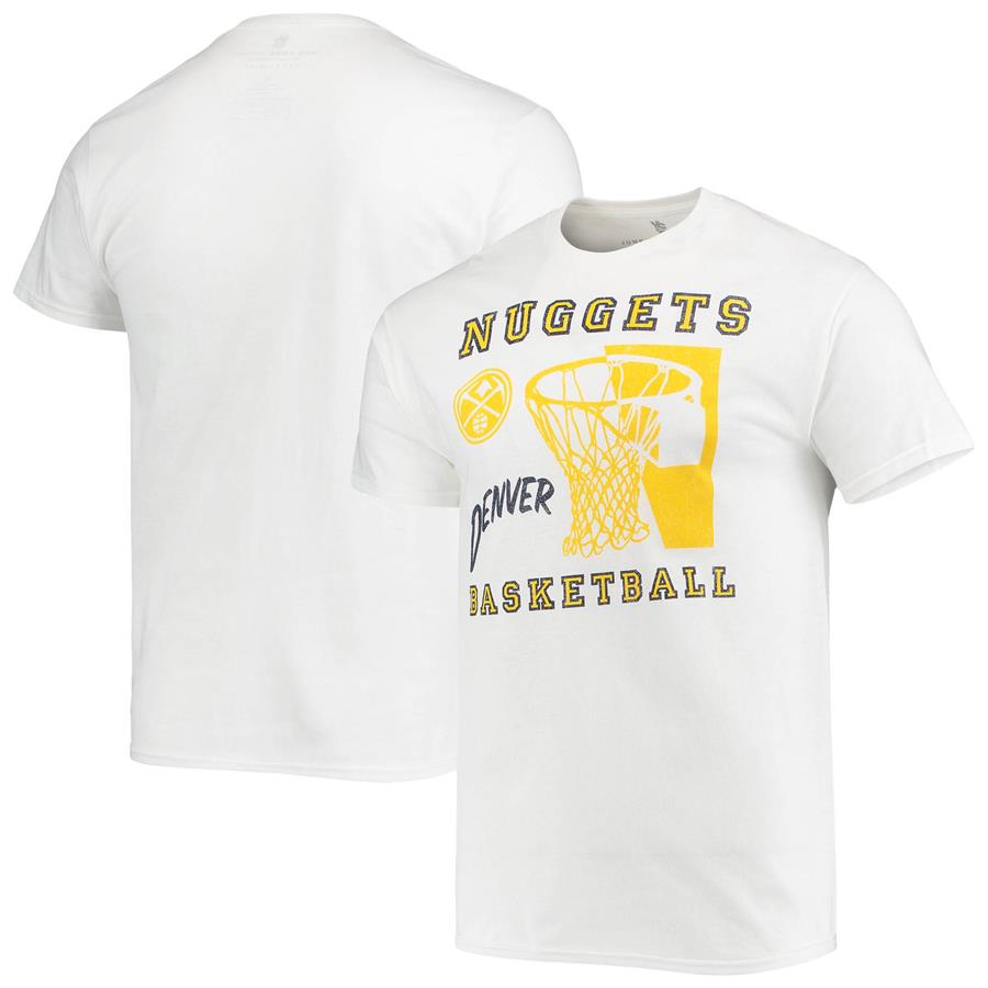 Denver Nuggets Junk Food Slam Dunk T-Shirt - White