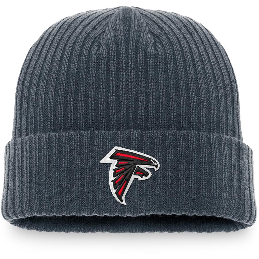 Atlanta Falcons Fanatics Branded Dark Shadow Cuffed Knit Hat - Charcoal