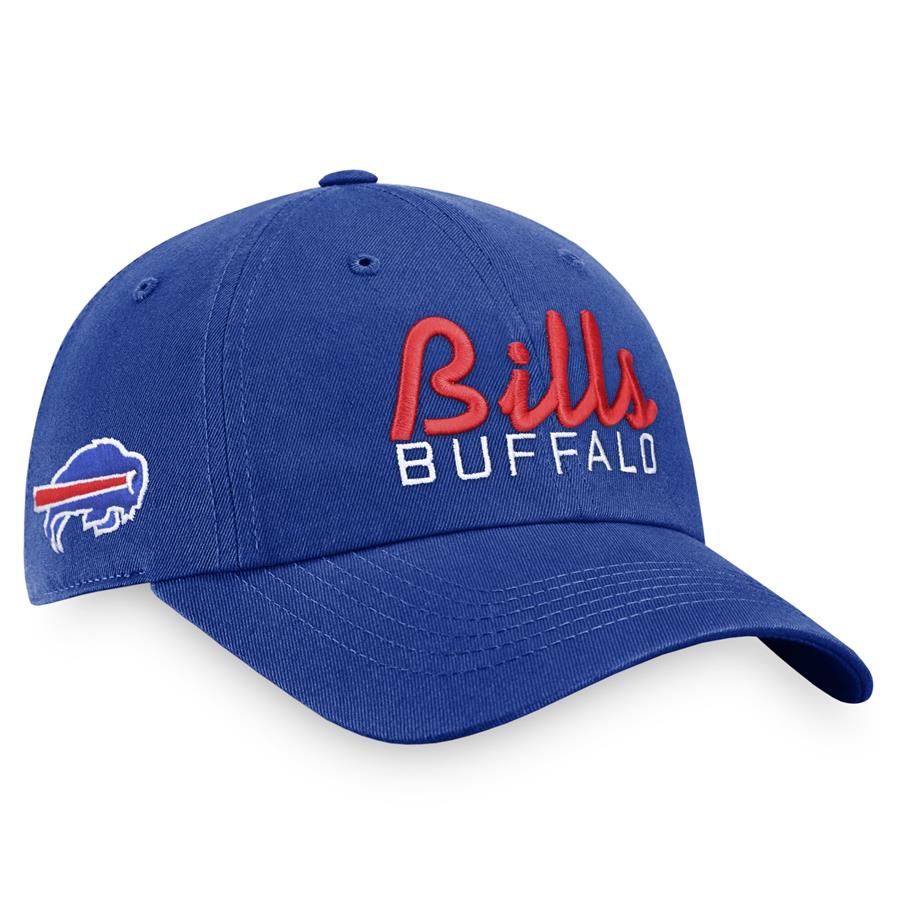 Buffalo Bills Fanatics Branded Iconic Script Adjustable Hat - Royal