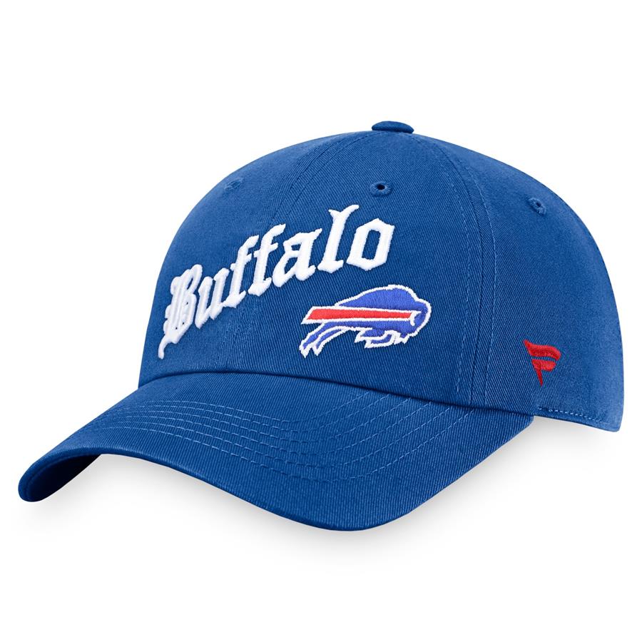 Buffalo Bills Fanatics Branded Old English Adjustable Hat - Royal