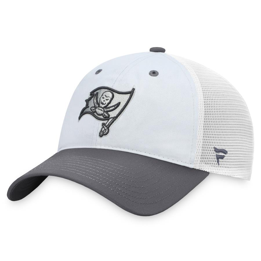 Tampa Bay Buccaneers Fanatics Branded Grayout Trucker Snapback Hat - Gray