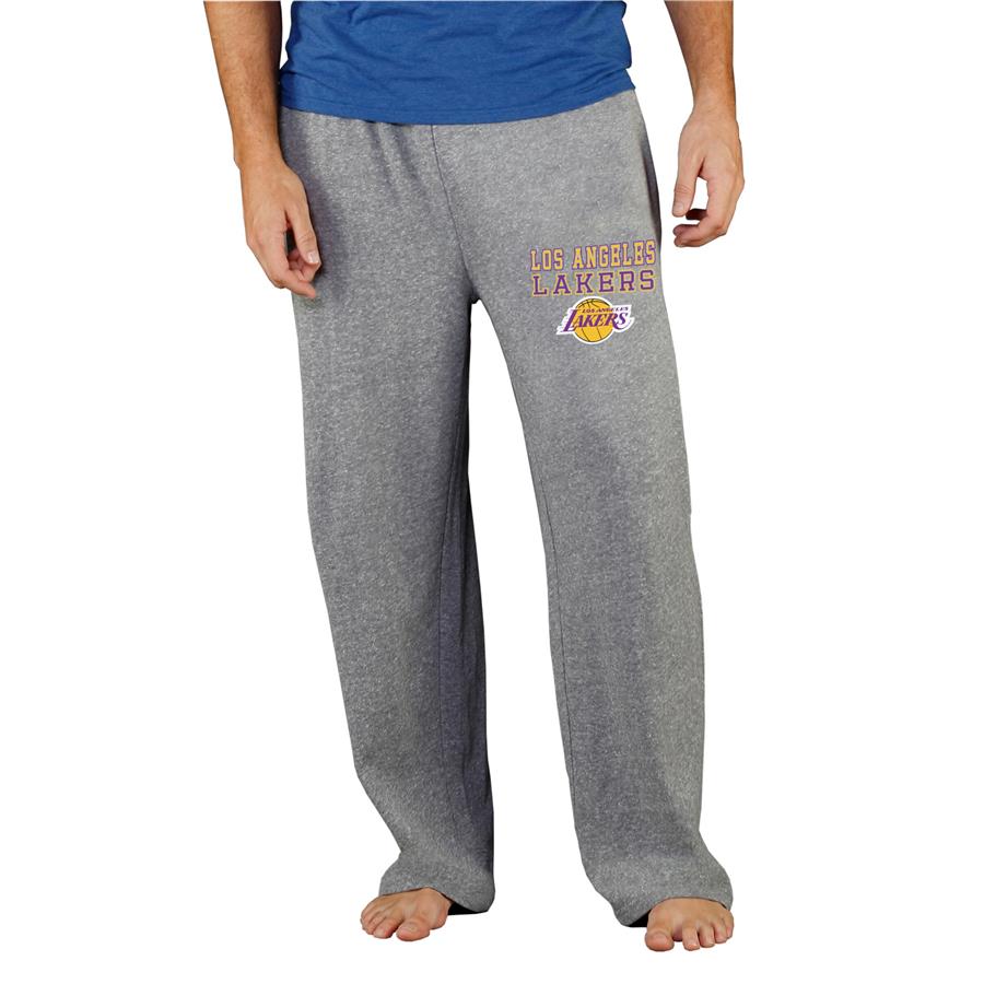 Los Angeles Lakers Concepts Sport Mainstream Tri-Blend Terry Pants - Gray