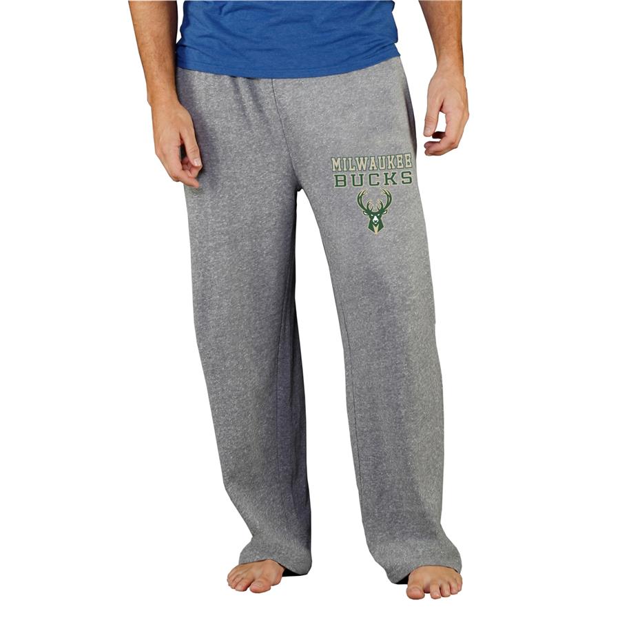 Milwaukee Bucks Concepts Sport Mainstream Tri-Blend Terry Pants - Gray
