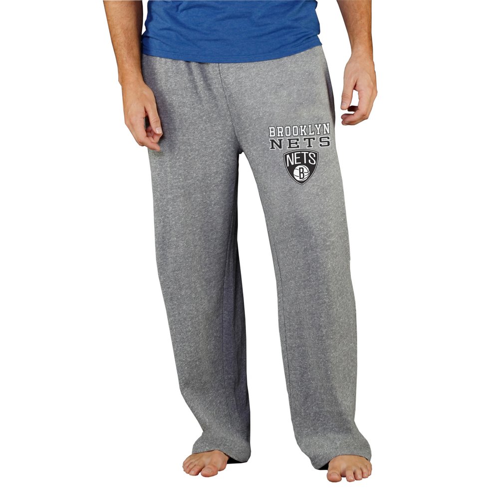 Brooklyn Nets Concepts Sport Mainstream Tri-Blend Terry Pants - Gray