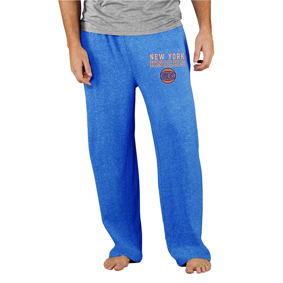 New York Knicks Concepts Sport Mainstream Tri-Blend Terry Pants - Royal