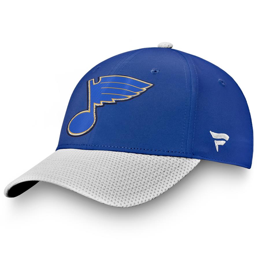 St. Louis Blues Fanatics Branded 2021 Stanley Cup Playoffs Bound Locker Room Structured Adjustable Hat - Blue