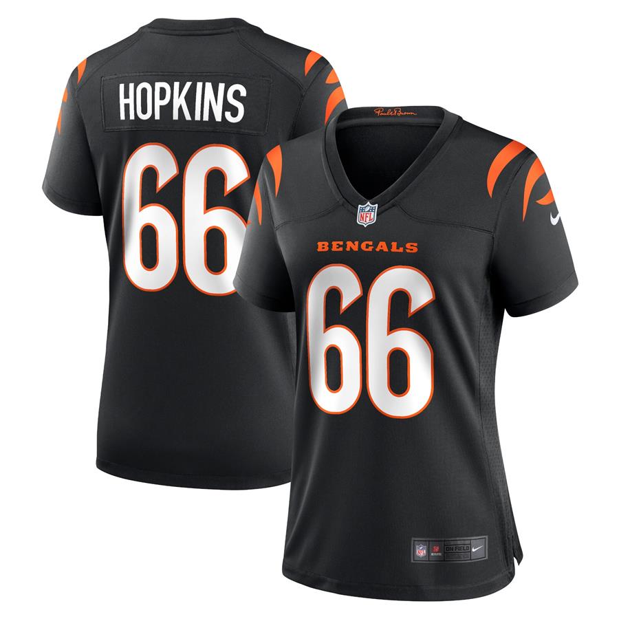 Trey Hopkins Cincinnati Bengals Women's Nike Game Jersey - Black