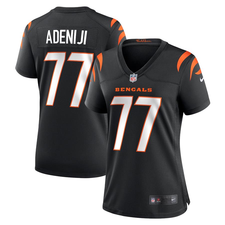 Hakeem Adeniji Cincinnati Bengals Women's Nike Game Jersey - Black