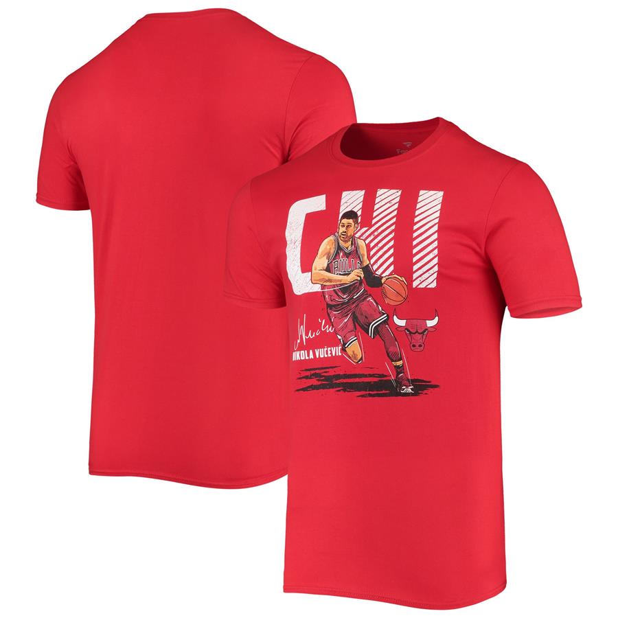 Nikola Vucevic Chicago Bulls Fanatics Branded 500 Level Player T-Shirt - Red