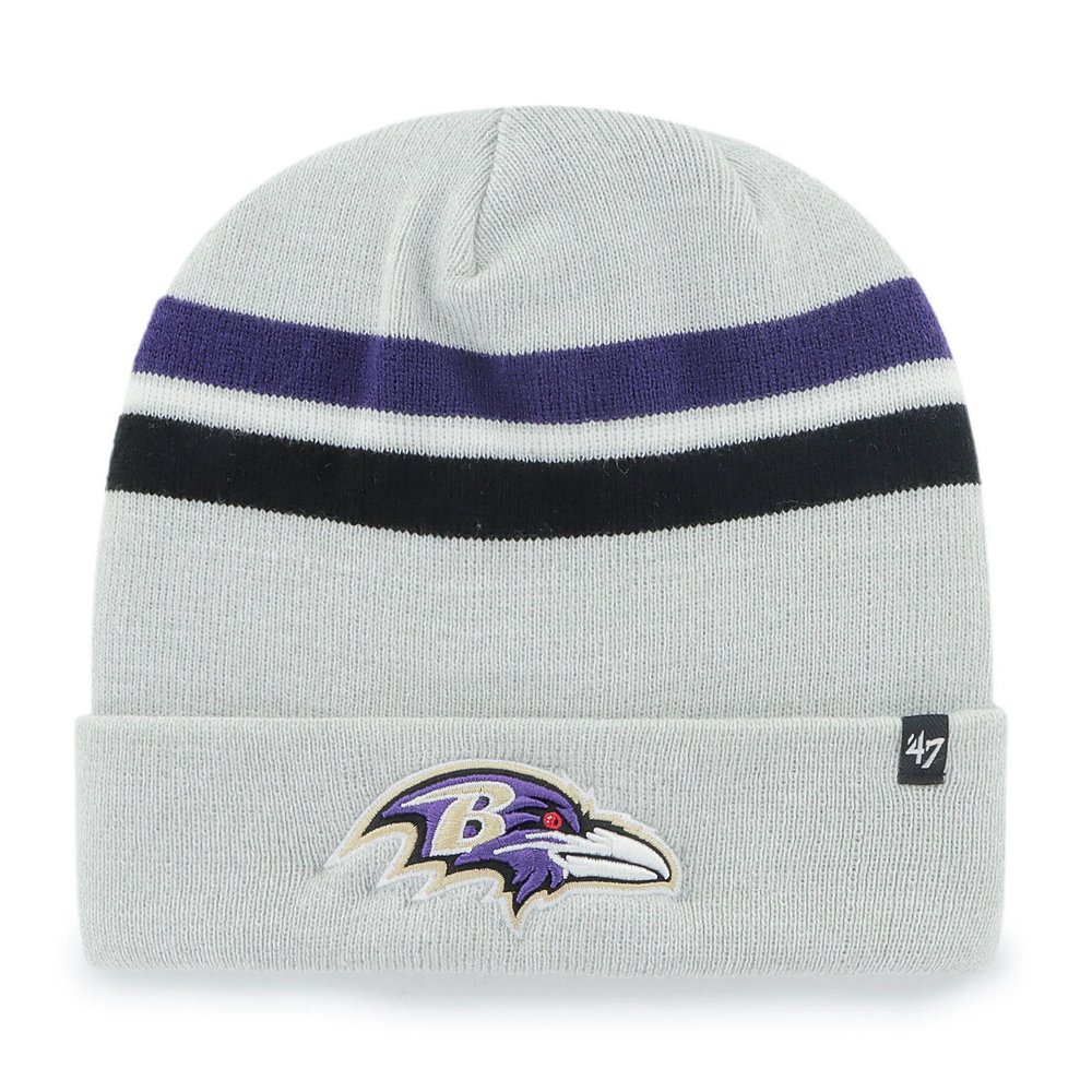 Baltimore Ravens '47 Monhegan Cuffed Knit Hat - Gray