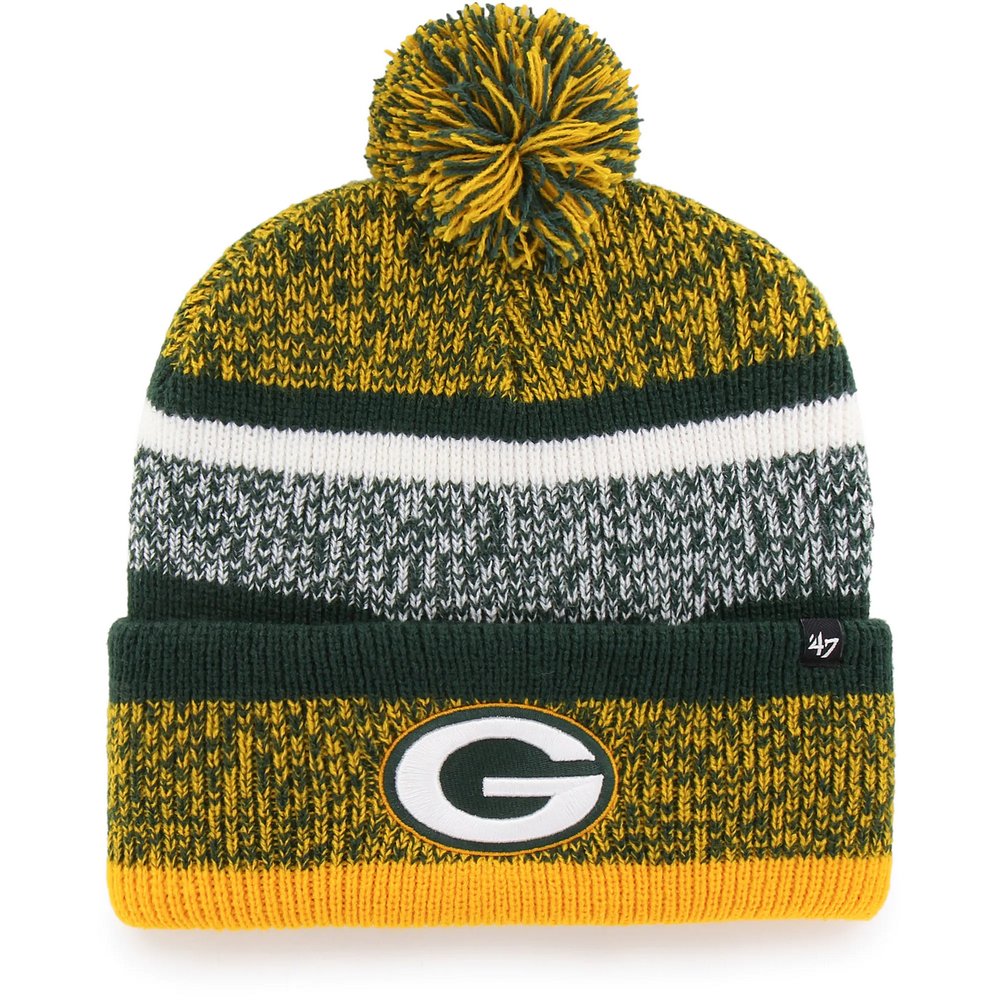 Green Bay Packers '47 Northward Cuffed Knit Hat with Pom - Green