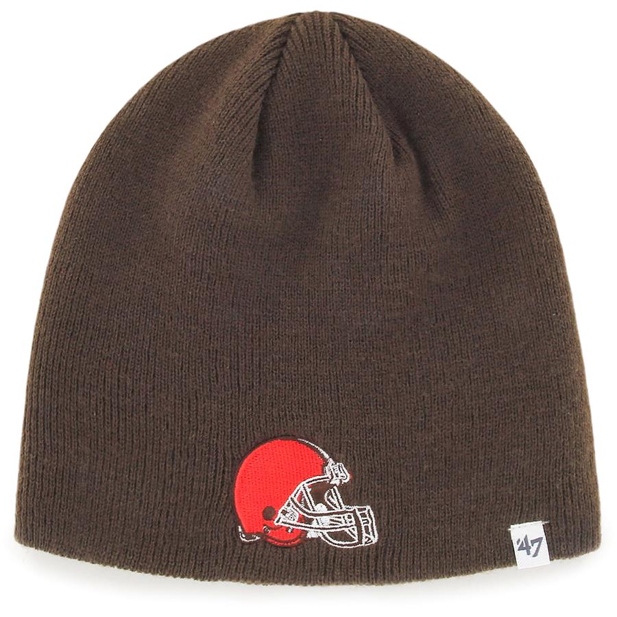 Cleveland Browns '47 Primary Logo Knit Beanie - Brown