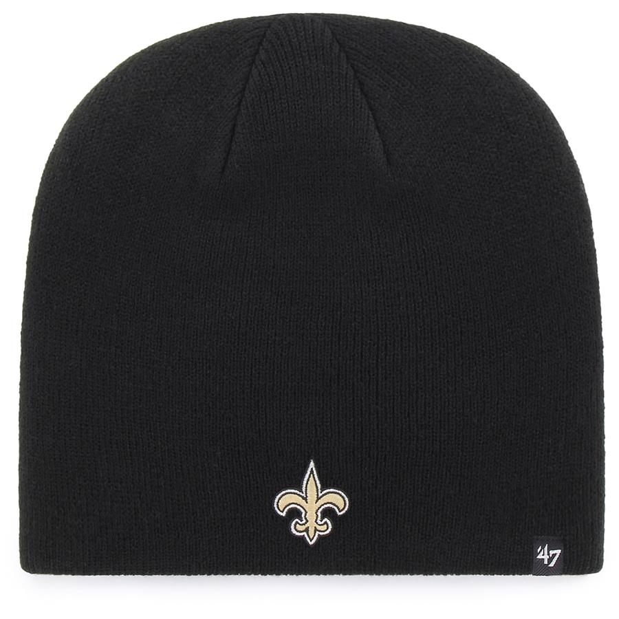 New Orleans Saints '47 Primary Logo Knit Beanie - Black