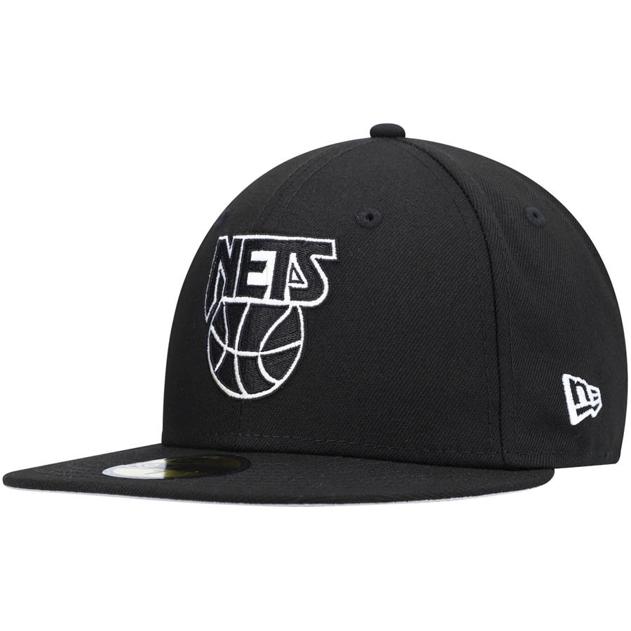 Brooklyn Nets New Era Hardwood Classics 59FIFTY Fitted Hat - Black