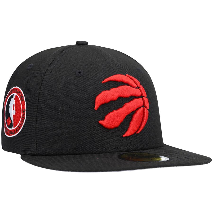 Toronto Raptors New Era Team Logoman 59FIFTY Fitted Hat - Black