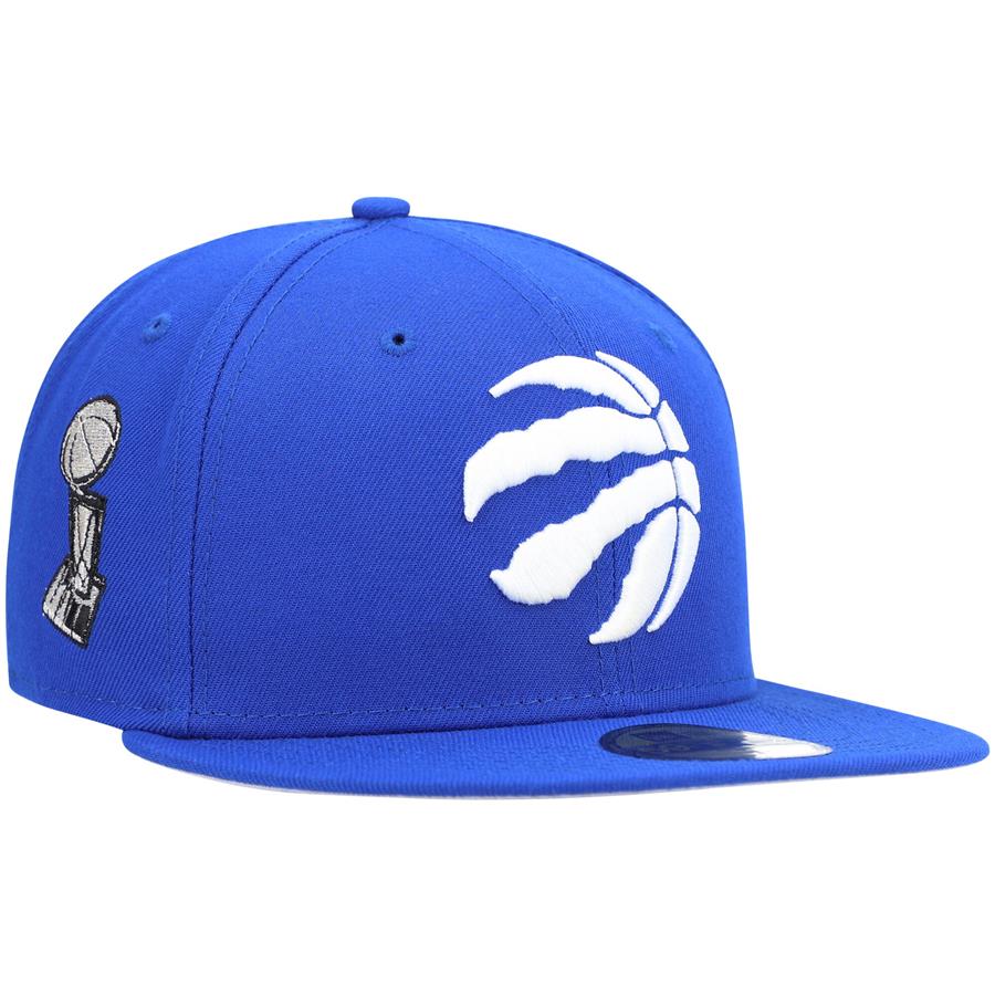 Toronto Raptors New Era Trophy 59FIFTY Fitted Hat - Blue