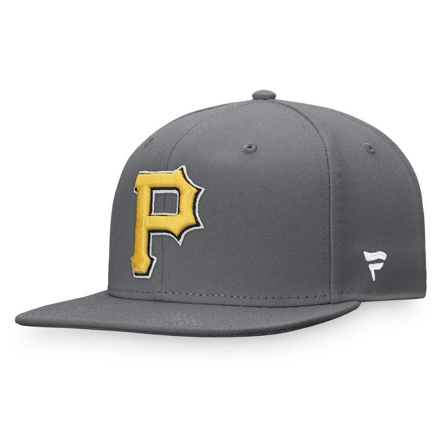 Pittsburgh Pirates Fanatics Branded Snapback Hat - Graphite