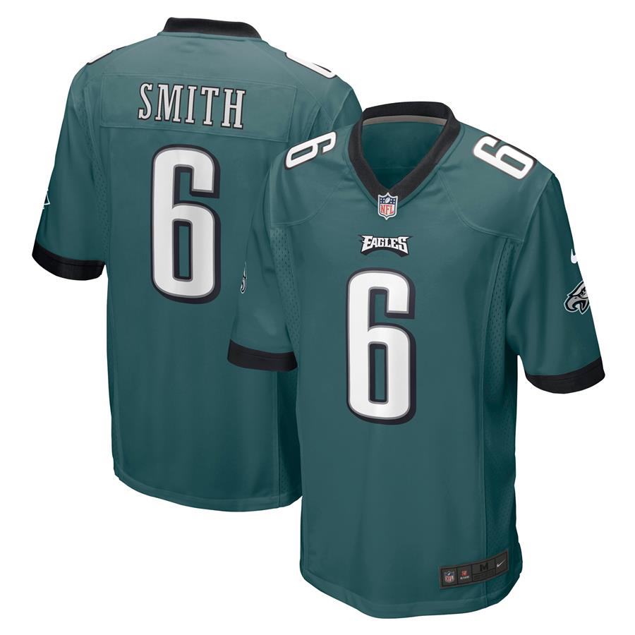 DeVonta Smith Philadelphia Eagles Nike 2021 NFL Draft First Round Pick Game Jersey - Midnight Green