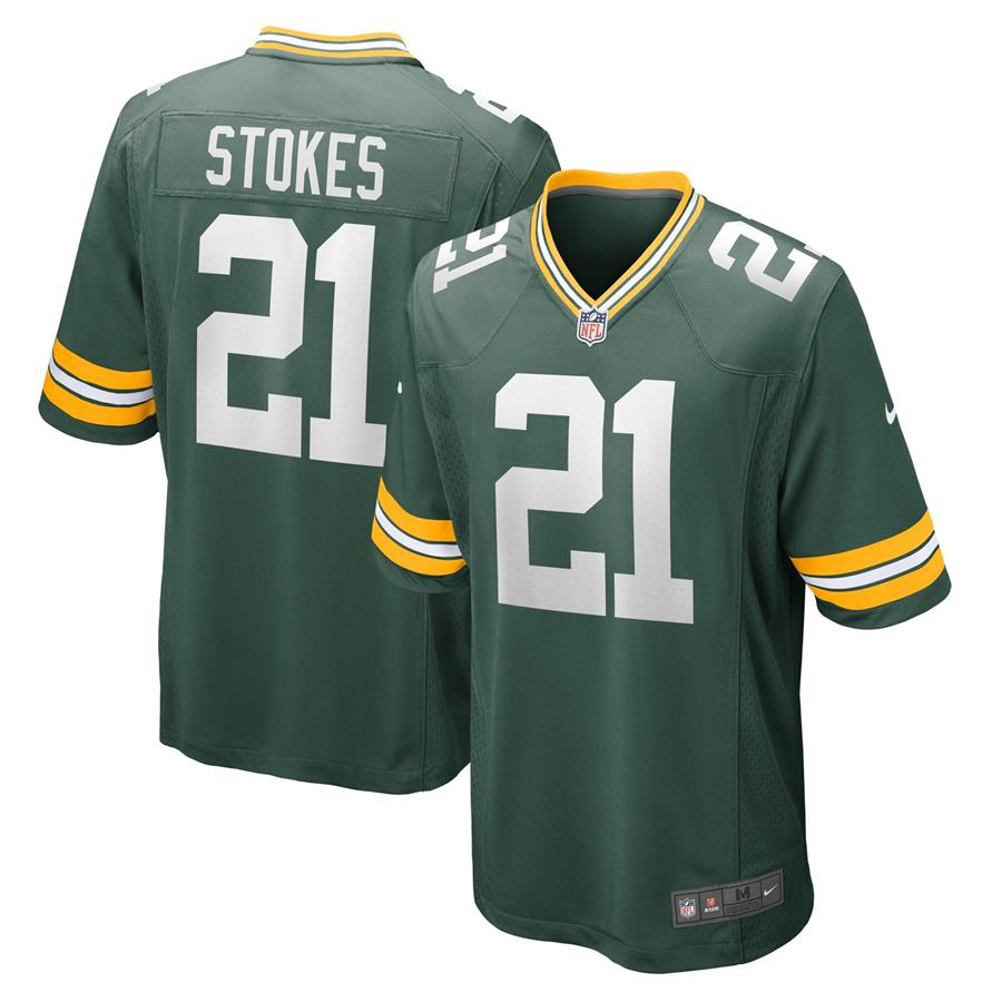 Eric Stokes Green Bay Packers Nike 2021 NFL Draft First Round Pick Game Jersey - Green