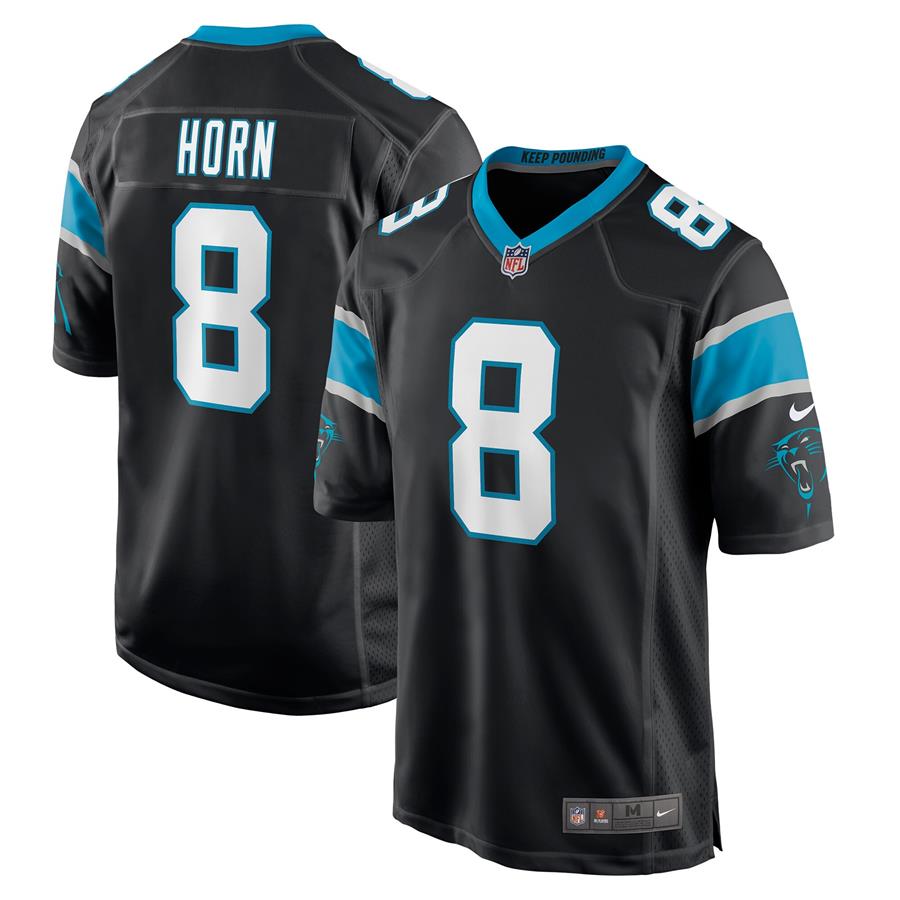 Jaycee Horn Carolina Panthers Nike 2021 NFL Draft First Round Pick Game Jersey - Black