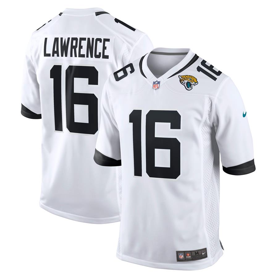 Trevor Lawrence Jacksonville Jaguars Nike 2021 NFL Draft First Round Pick Game Jersey - White