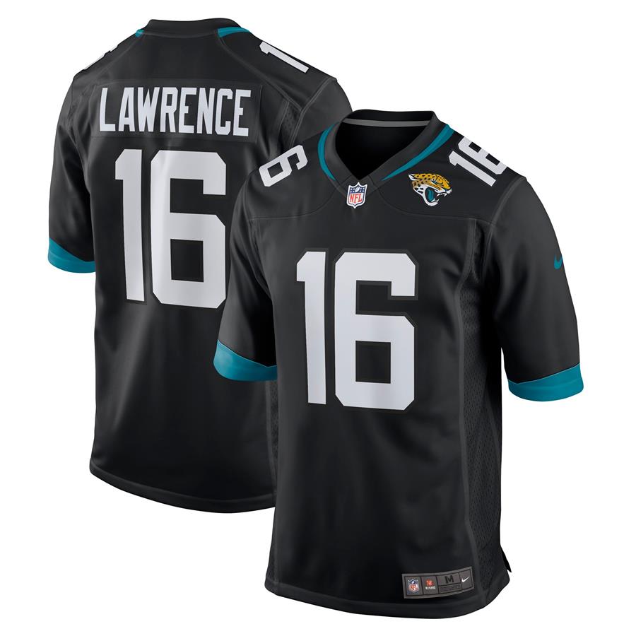 Trevor Lawrence Jacksonville Jaguars Nike Alternate 2021 NFL Draft First Round Pick Game Jersey - Black