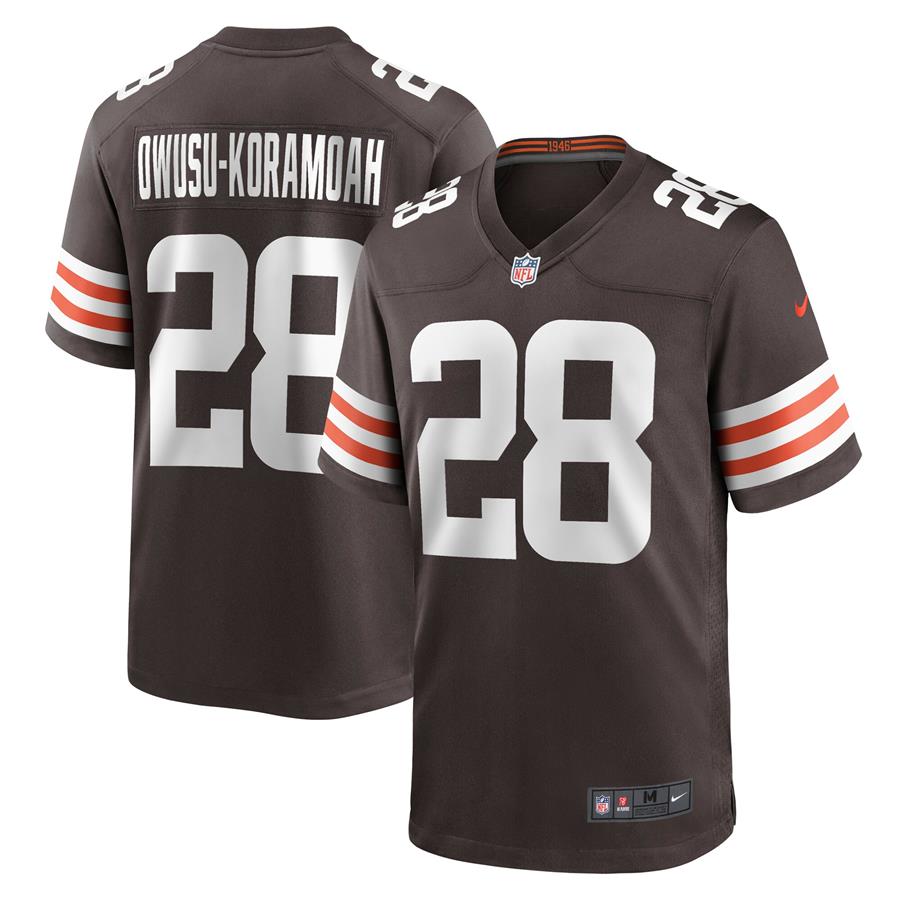 Jeremiah Owusu-Koramoah Cleveland Browns Nike 2021 NFL Draft Pick Player Game Jersey - Brown