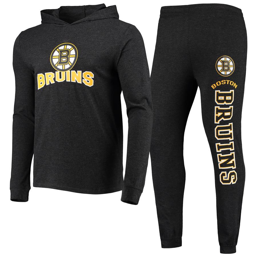 Boston Bruins Concepts Sport Meter Jogger Set - Black