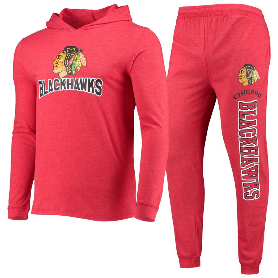 Chicago Blackhawks Concepts Sport Meter Jogger Set - Red