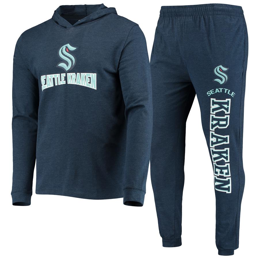 Seattle Kraken Concepts Sport Meter Jogger Set - Deep Sea Blue