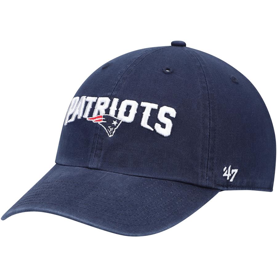 New England Patriots '47 Clean Up Alternate Logo Adjustable Hat - Navy