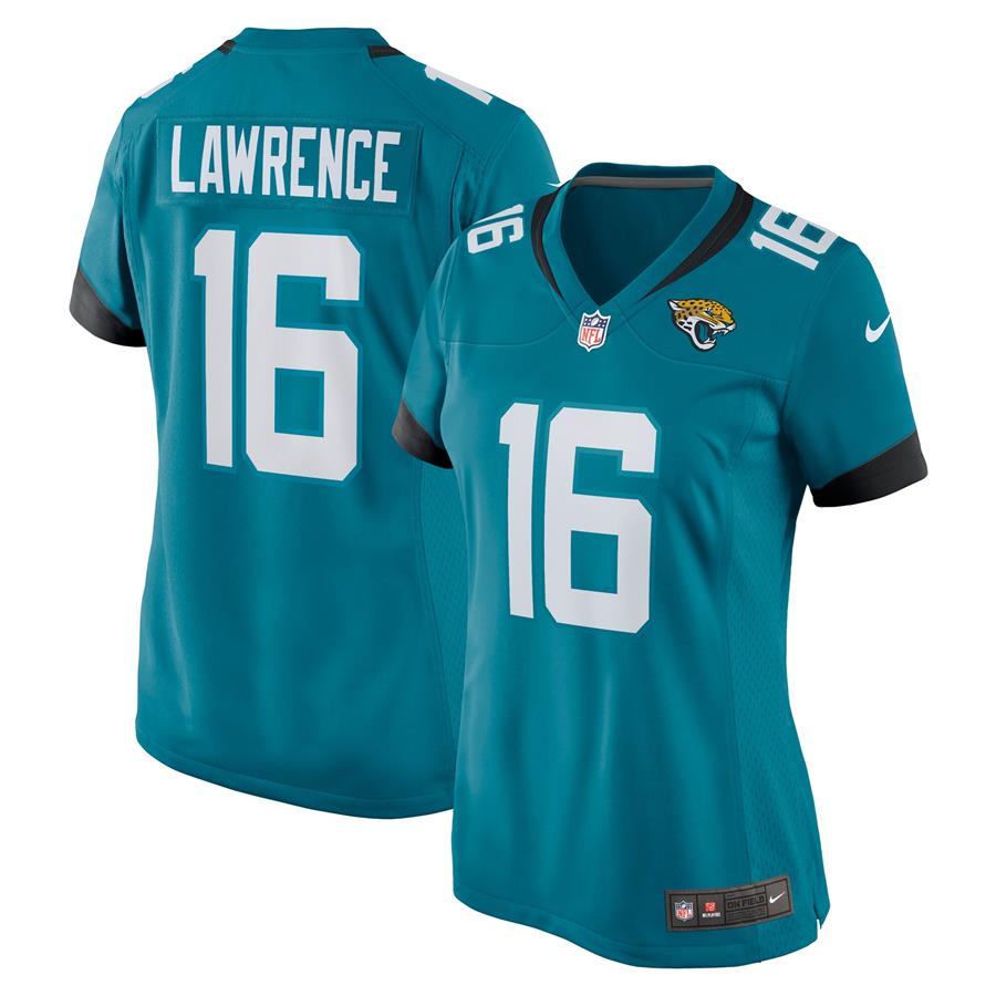 Trevor Lawrence Jacksonville Jaguars Nike Women's 2021 NFL Draft First Round Pick Game Jersey - Teal
