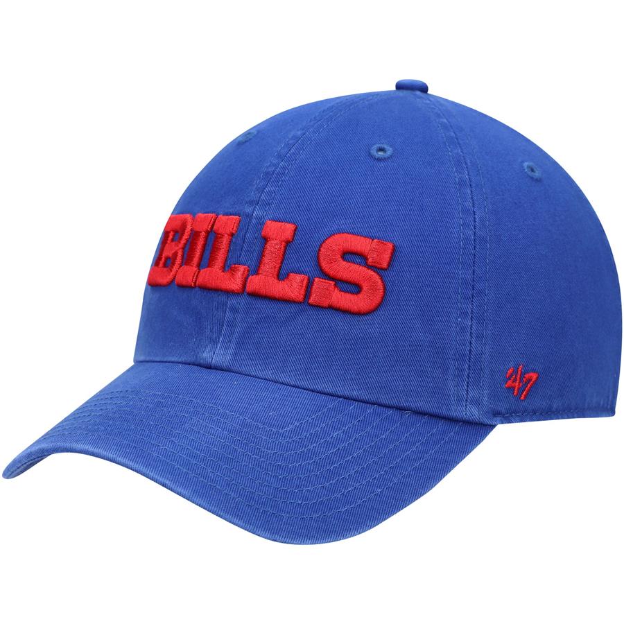 Buffalo Bills '47 Clean Up Script Adjustable Hat - Royal