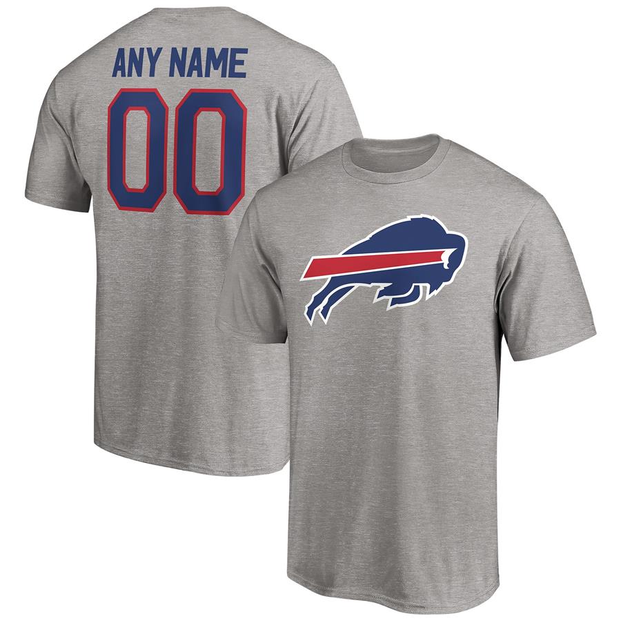 Buffalo Bills Fanatics Branded Personalized Winning Streak Name & Number T-Shirt - Heathered Gray
