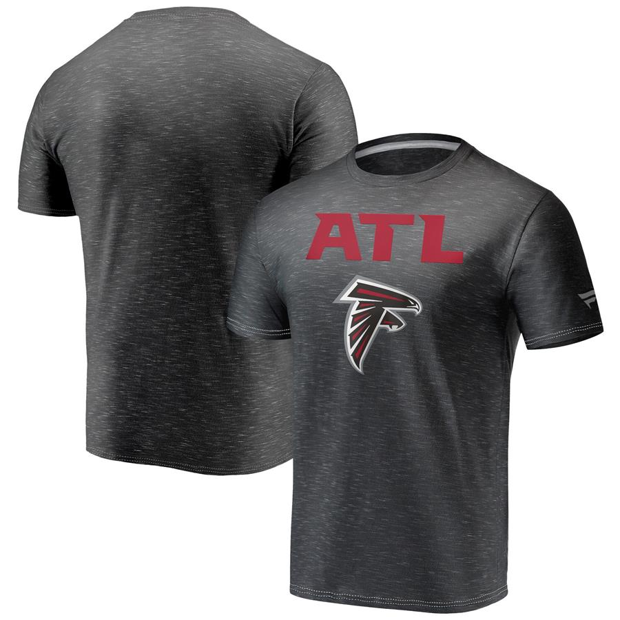 Atlanta Falcons Fanatics Branded Hometown Space-Dye T-Shirt - Charcoal