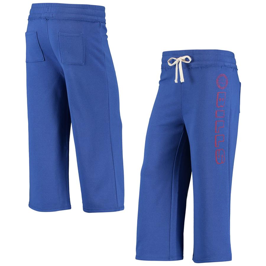 Buffalo Bills Junk Food Women's Cropped Pants - Royal