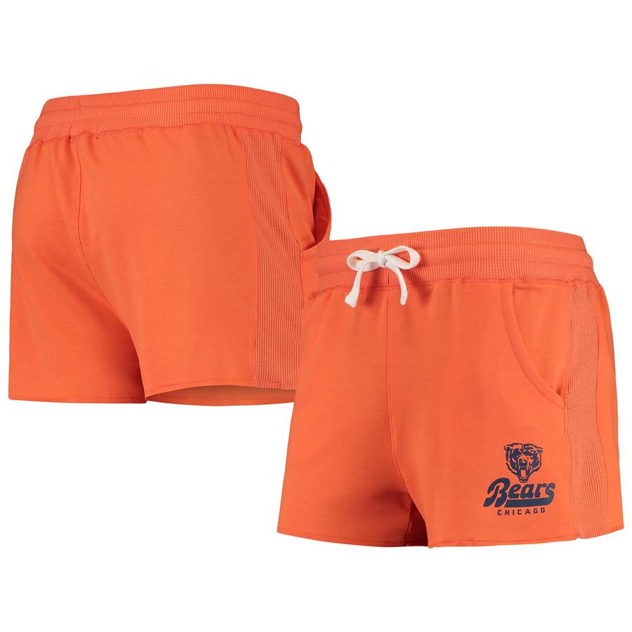 Chicago Bears Junk Food Women's Tri-Blend Shorts - Orange