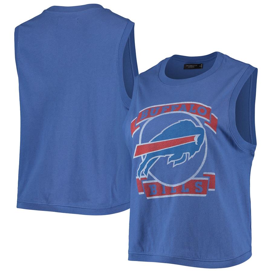Buffalo Bills Junk Food Women's Rib Ranger Muscle Tank Top - Royal