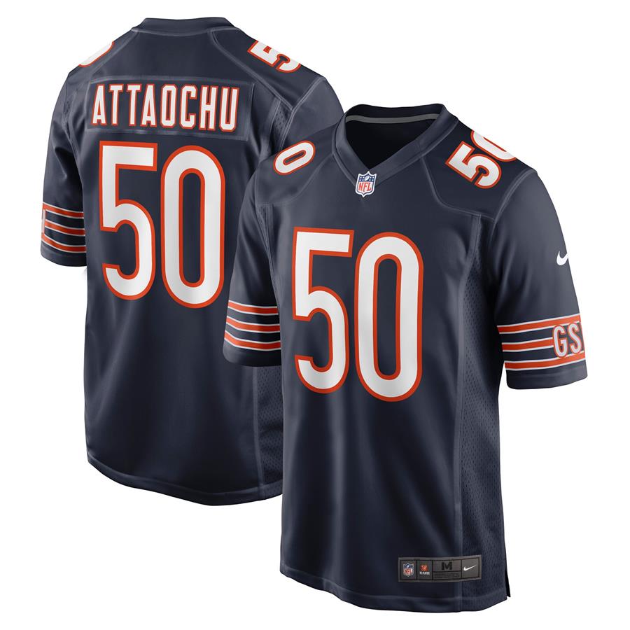 Jeremiah Attaochu Chicago Bears Nike Game Player Jersey - Navy