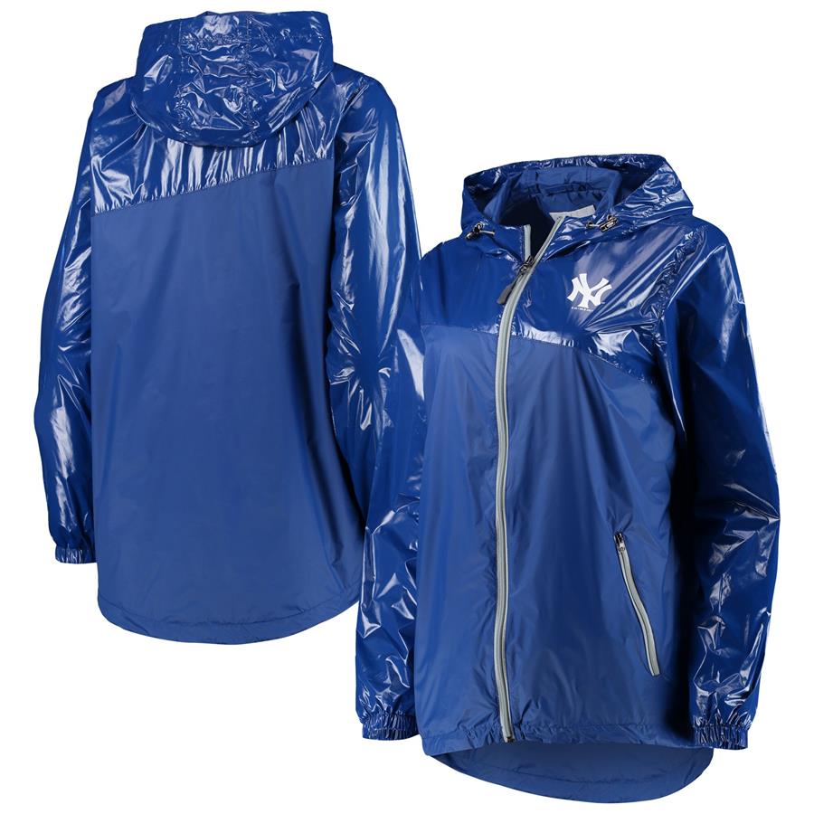 Женская куртка с капюшоном New York Yankees G-III 4Her by Carl Banks Double Coverage Full-Zip (тёмно-синий)