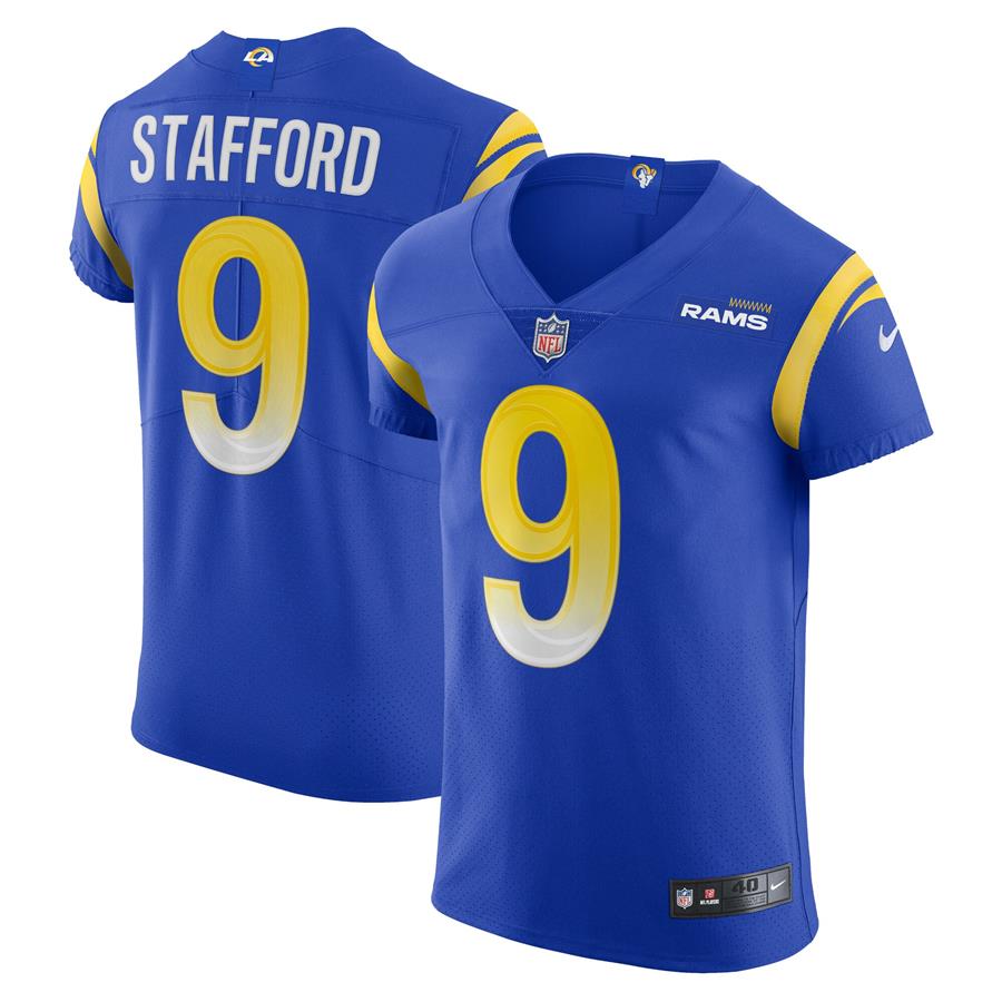 Matthew Stafford Los Angeles Rams Nike Vapor Elite Player Jersey - Royal