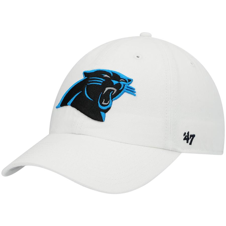 Carolina Panthers '47 Logo Clean Up Adjustable Hat - White