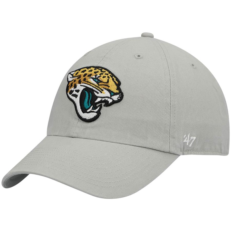 Jacksonville Jaguars '47 Logo Clean Up Adjustable Hat - Gray