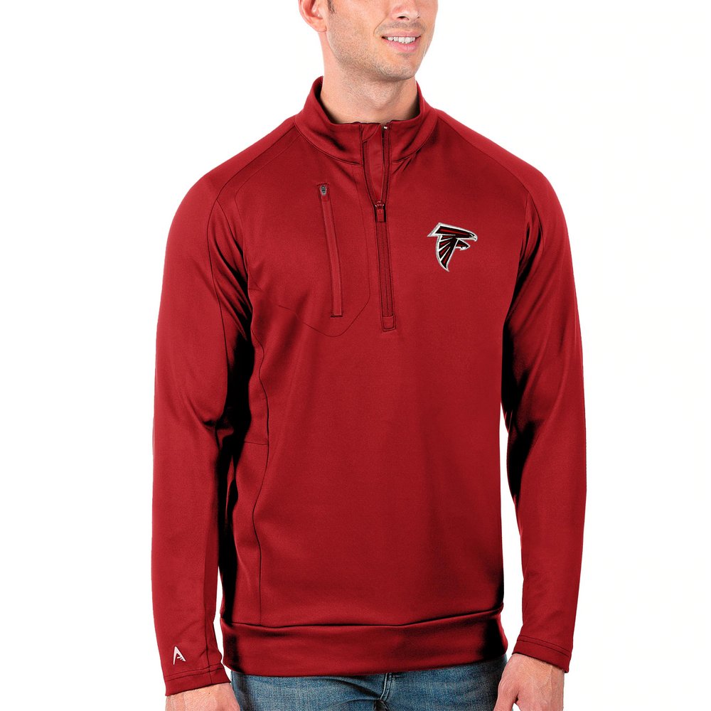 Atlanta Falcons Antigua Generation Quarter-Zip Pullover Jacket - Red