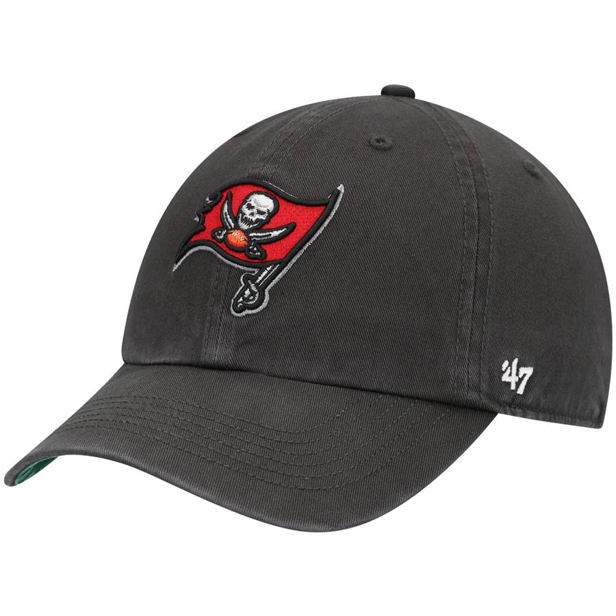 Tampa Bay Buccaneers '47 Franchise Primary Logo Fitted Hat - Pewter