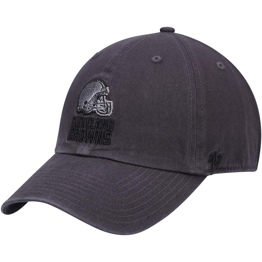 Cleveland Browns '47 Clean Up Tonal Adjustable Hat - Charcoal