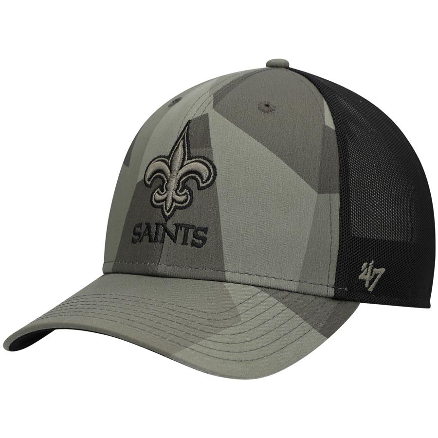 New Orleans Saints '47 Countershade MVP DP Trucker Snapback Hat - Olive